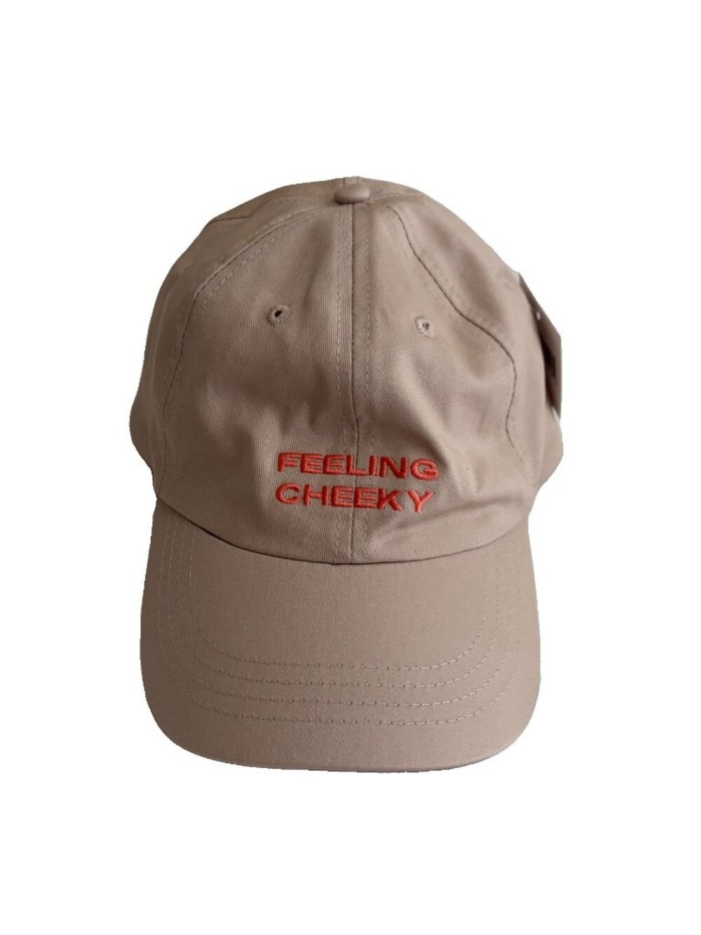 Morphe "Feeling Cheeky" Embroidered Dad Hat Tan Adjustable Limited Edition NEW